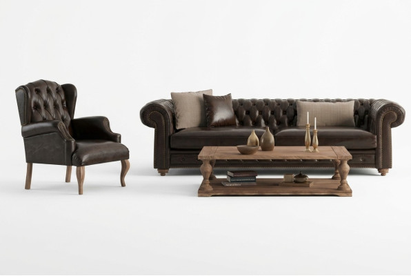 Sofá con sillón para una sala moderna y cómoda sin exageraciones