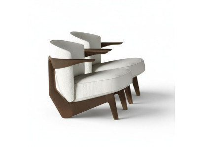 Sillón de diseño moderno Lusso suave sin ornamentación innecesaria