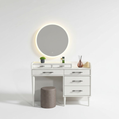Moderna cómoda de madera con espejo para dormitorio