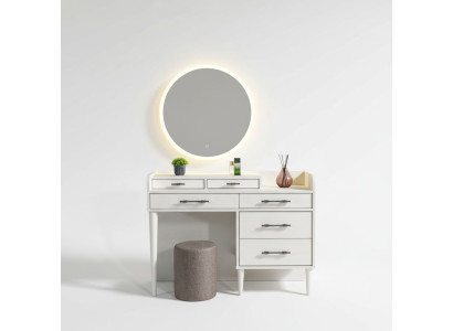 Moderna cómoda de madera con espejo para dormitorio