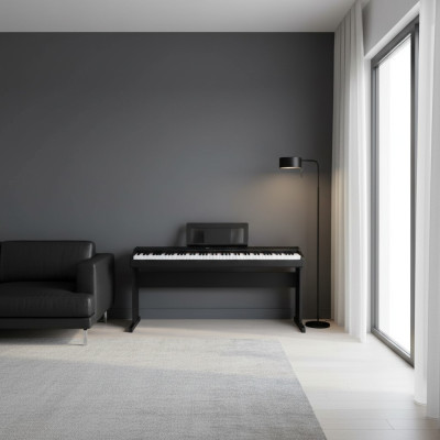 Piano digital innovador con pantalla LED y control táctil
