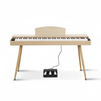 Piano digital para el hogar 135 cm marrón claro