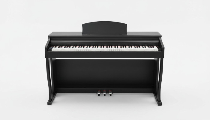 Piano digital negro para el hogar
