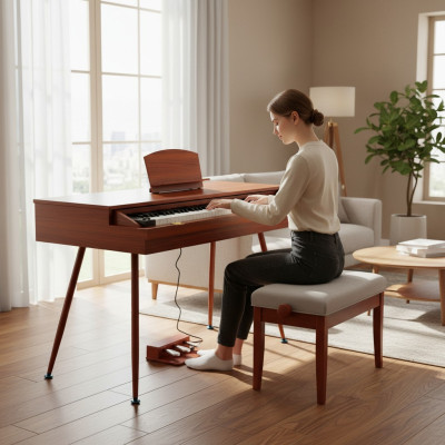 Piano de escena vintage