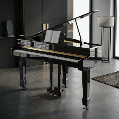 Piano digital negro