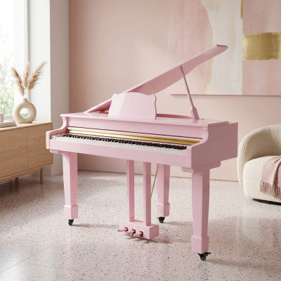 Piano digital en rosa