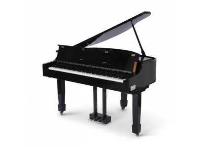 Piano digital negro