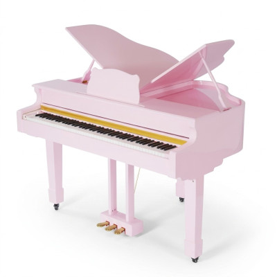 Piano digital en rosa brillante