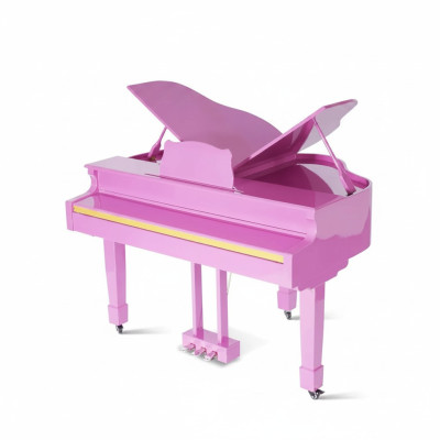 Piano digital brillante en rosa