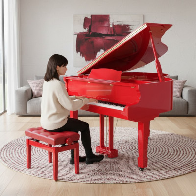 Piano digital con acabado brillante