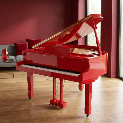 Piano digital con acabado brillante