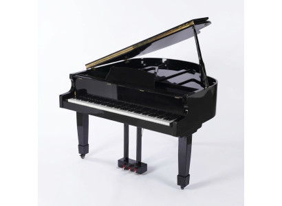 Piano digital negro brillante