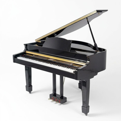 Piano digital negro
