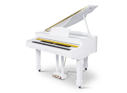 Piano blanco con brillo