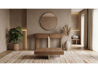 Wohnzimmer Set Konsolentisch Spiegel Couchtisch Moderner Stil Elegant