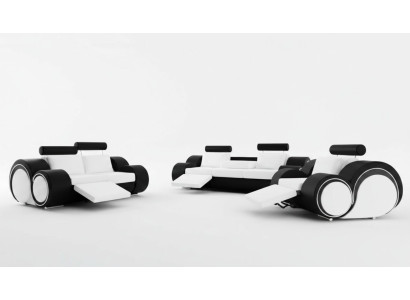 SOFÁ DE CUERO 321 JUEGO DE SOFÁS ASIENTOS RELAX TAPIZADO SOFÁ SOFÁ SET