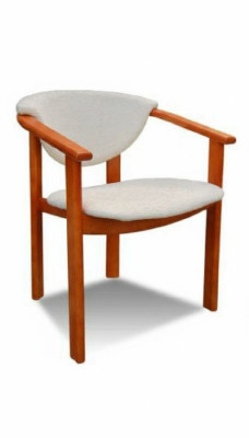 Silla de comedor de madera maciza Silla de cuero de diseñador Sillas de comedor Sillas de comedor K27