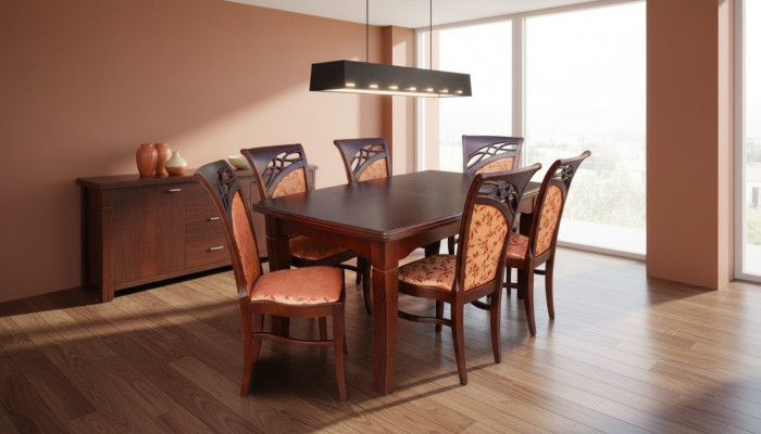 Mesa + 6 sillas Conjunto de comedor Grupo de comedor Mesa de grupo Mesa Mesas Nuevo