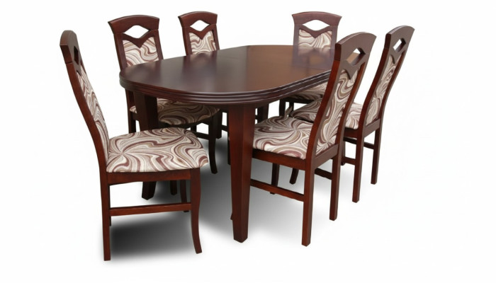 Mesa de comedor + 6 sillas Conjunto de comedor Grupo de comedor Mesa Tablas