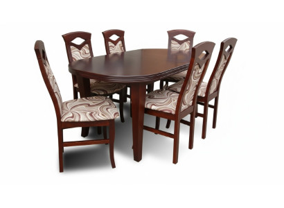 Mesa de comedor + 6 sillas Conjunto de comedor Grupo de comedor Mesa Tablas