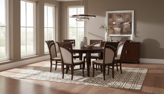 Mesa comedor + 8 sillas Juego de comedor Grupo de comedor Mesa redonda Mesas Nuevas