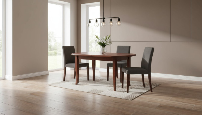 Mesas Mesa de comedor clásica de madera Mesa de madera Mesas Comedor Artículo nuevo S02