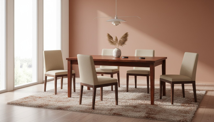 Mesa de comedor madera Mesas Mesas Comedor 90 cm x 160 cm Sala de estar Nuevo
