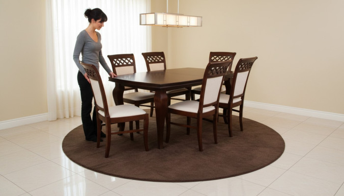 Mesa de comedor + 6 sillas Juego de comedor Conjunto de comedor Mesa clásica Mesas