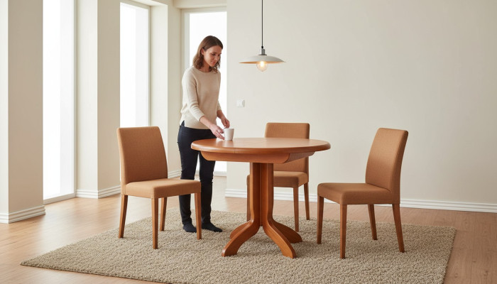 Mesa de comedor Mesa de madera Mesas de madera Comedor Nuevo Sala de estar nuevo