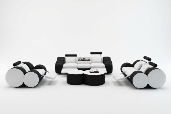 SOFA DE CUERO 3/2/1 PLAZAS RELAX SOFÁ CONJUNTO DE SOFÁ CONJUNTO DE SOFÁ TAPIZADO