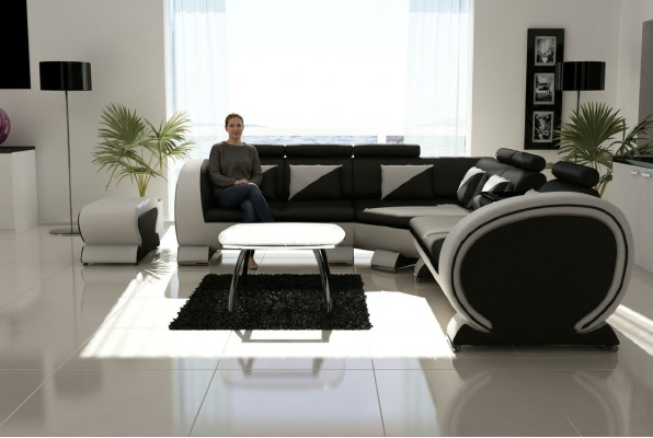 Sofá esquinero de diseñador Sofá Tapizado Conjunto de Sofá Lounge Sofás Sofás Sofás Sofisticados