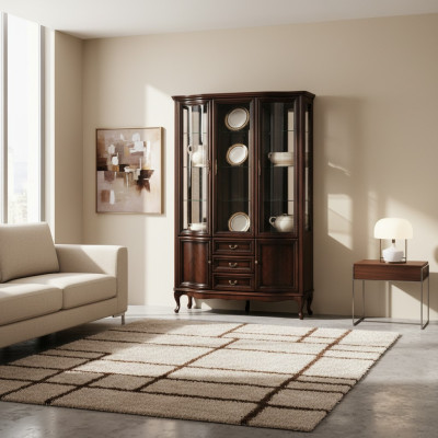 Clásica vitrina armario Muebles italianos Vitrina Vitrinas Nuevo W-W3