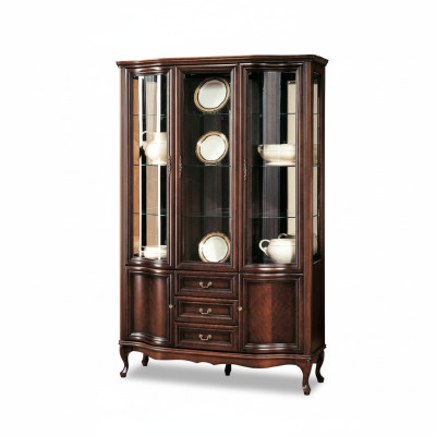 Clásica vitrina armario Muebles italianos Vitrina Vitrinas Nuevo W-W3