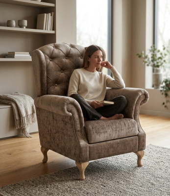 Silla Sofá Sofá Sillón Butaca Lounge Tapizado Sillón París Lux
