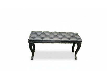 Chesterfield Taburete Mesa auxiliar Otomana Sofá Cuero Tela Textil Auxiliar