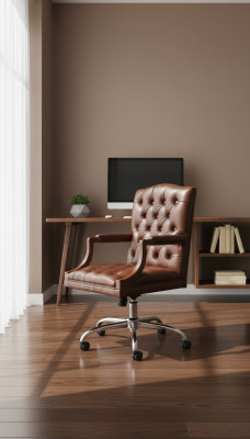 Silla de oficina Chesterfield, silla giratoria de oficina, sillón de oficina, sillón de cuero KING, sillón giratorio nuevo