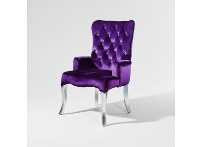 Sillón de diseñador de terciopelo Sofá Lounge Club con piedras de cristal Silla Sillas Nuevas