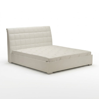 Cama Cama doble Camas de diseño Cama doble Cuero Acolchado Textil Cama Tela