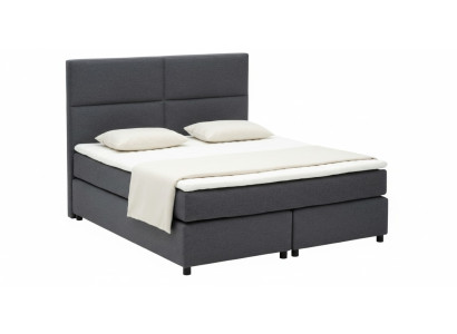 Cama Boxspring continental textil cama acolchada alta de piel doble