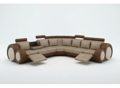 SOFÁ DE TELA SOFÁ DE DISEÑO SOFÁ ESQUINERO SOFÁ SALÓN ESQUINA NUEVA CONJUNTO DE CUERO !!!