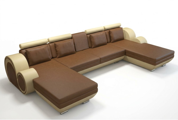 Conjunto de salón Sofá Acolchado Sofá Asiento Rincón Esquina Conjunto de salón BERLÍN