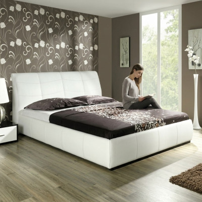 Cama cama de cuero cama tapizada cajón de la cama dormitorio doble cama conyugal camas APOLLOS