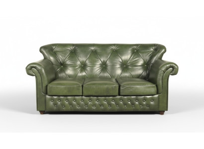 Chesterfield Muebles Sofá XXL Sofás Tapizados Diván Conjunto Cuero Textil Tela Nuevo