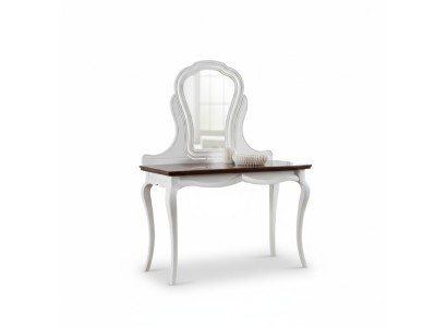 Mesa de madera maciza, consola clásica, espejo, cómoda, tocador, dormitorio nuevo