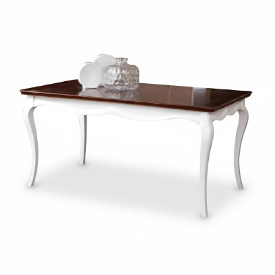 Mesa de comedor de madera maciza hecha a mano - Modelo MI-1
