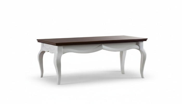 Madera auténtica, hecho a mano, mesas clásicas, mesa de centro, auxiliar, nuevo - modelo MI-2.