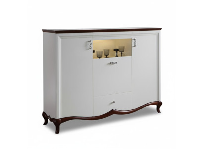 XXL Mueble de bar de diseño Vitrina Cómoda Armario Grande Nuevo Gabinete de cajones MIKBD
