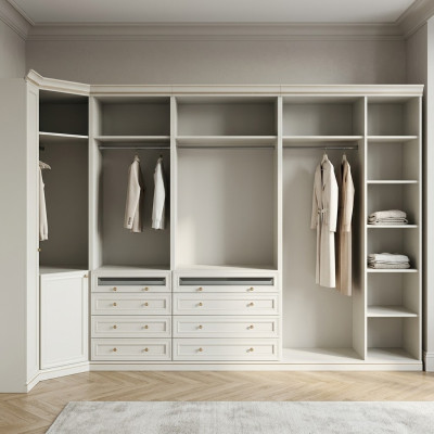 Elemento modelo V2D-10 para armario empotrado guardarropa Muebles italianos