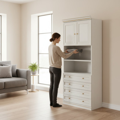 Modelo de elemento V2D-05 para Armario empotrado Armario italiano Muebles