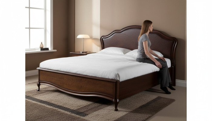 Cama Cama matrimonial Cama Chippendale Cama doble Cama king colonial Dormitorio Modelo V-P-N